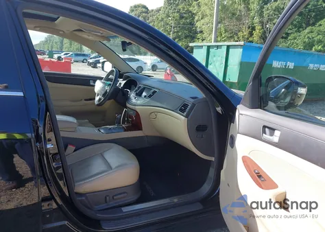 2013 Hyundai Genesis 3.8 из США, поврежденный, VIN KMHGC4DD9DU253774